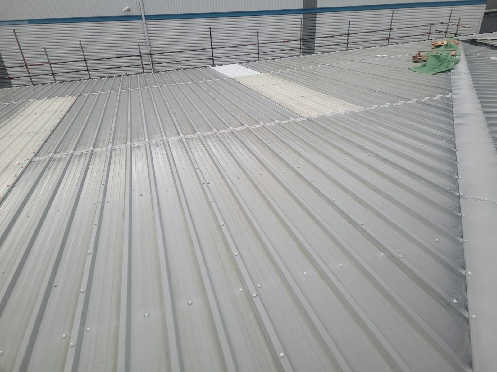 Roof installation at height