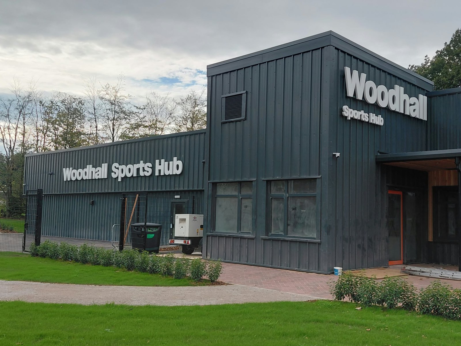 Completed Woodhall Sports Hub cladding