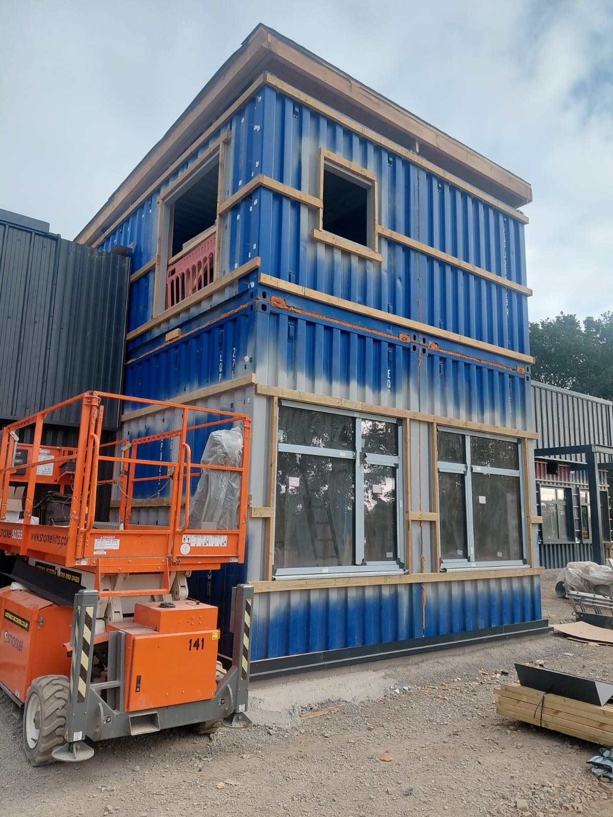 Building envelope in progress