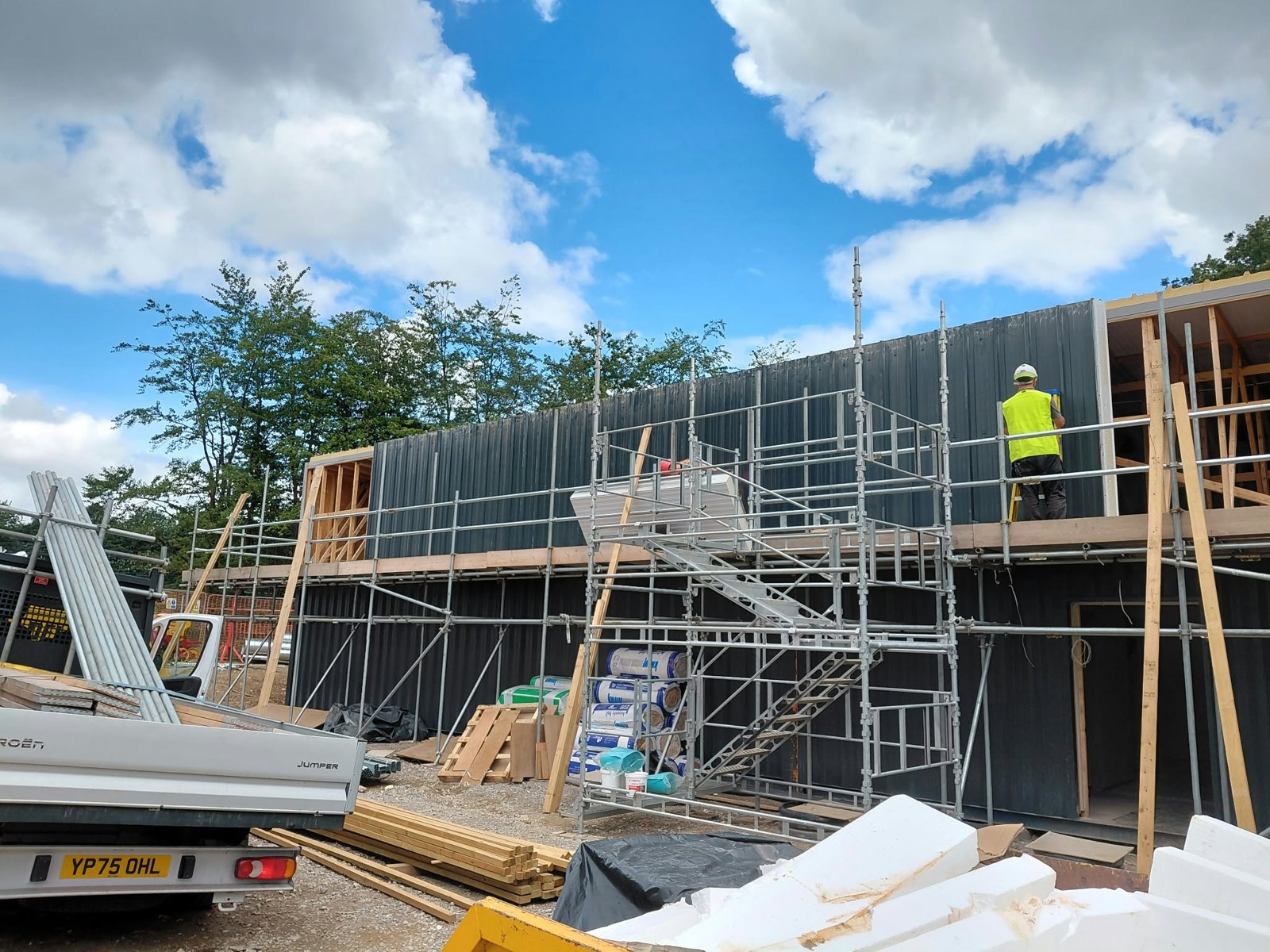 Cladding installation