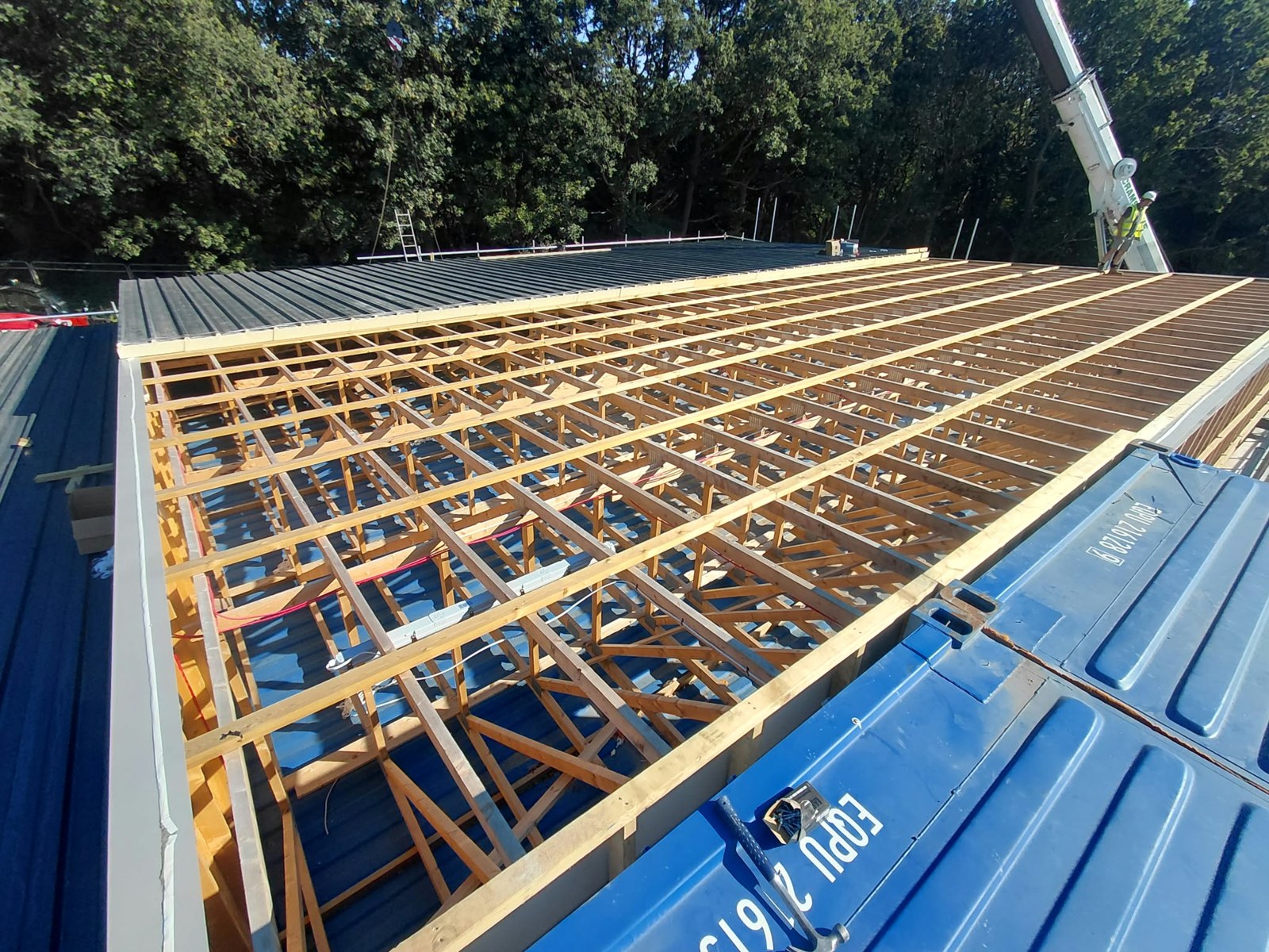 New roof preparation